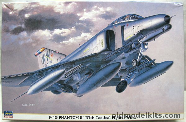 Hasegawa 1/48 McDonnell Douglas F-4G Phantom II - USAF 563 TFS 37th TRW / 23rd TFS 52 TFW Plus Xtradecal Sheet, 09672 plastic model kit
